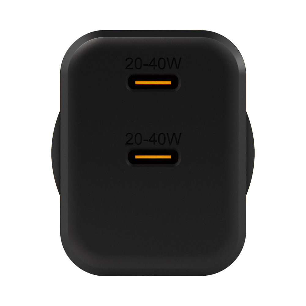 EFM ECO 40W Dual Port Wall Charger  - With GaN  Power Delivery and PPS