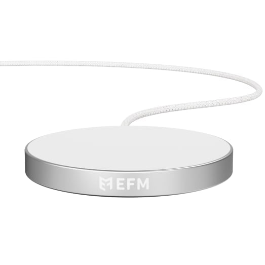 EFM Qi2 15W Wireless Charge Pad - With Up To 15W Qi2 Certified Wireless Output - White