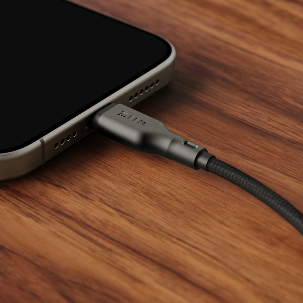 EFM USB-C to USB-C 100W Essential Power Cable - With Aramid Fibre Reinforcement 2M
