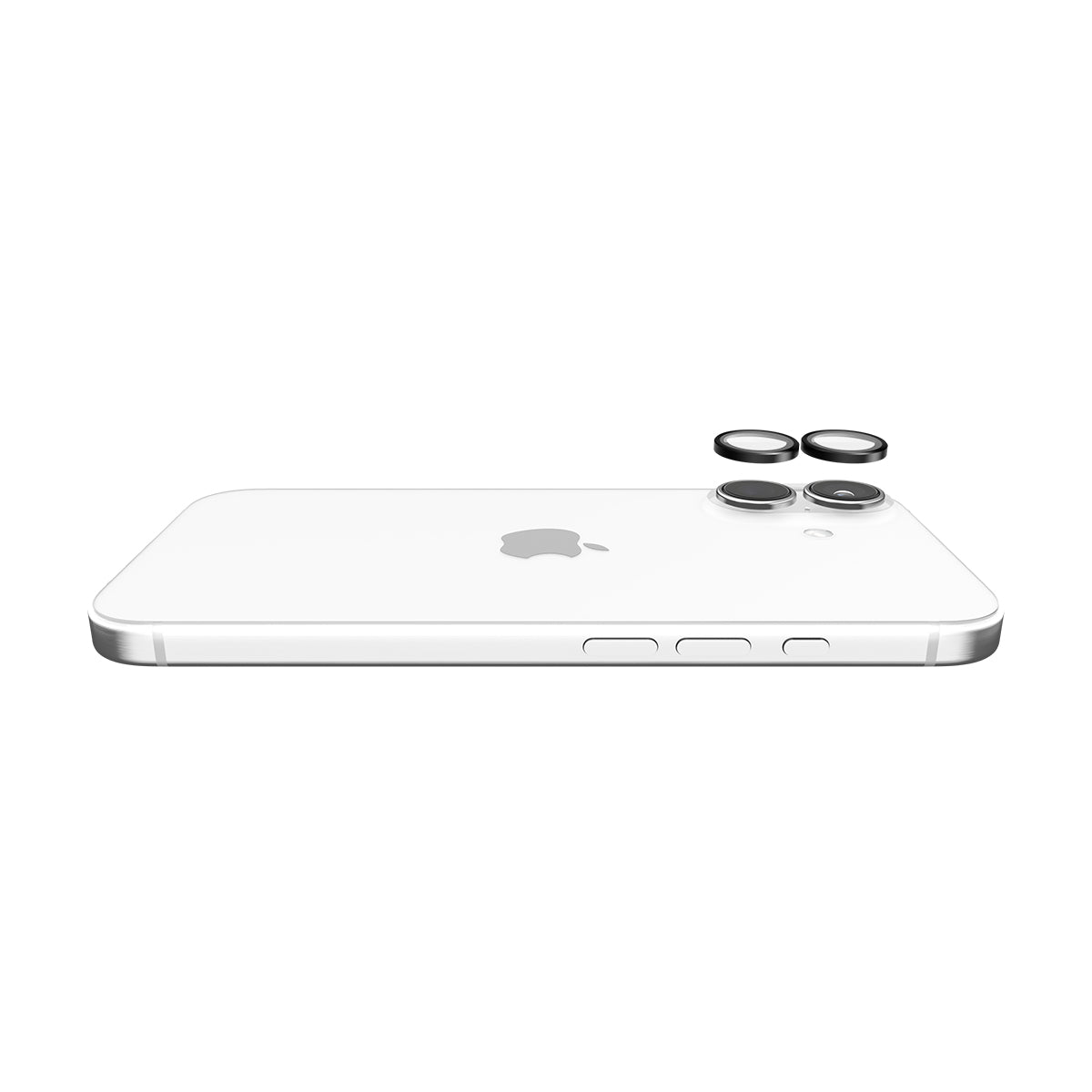Case-Mate Aluminum Ring Lens Protector - For iPhone 16 / 16 Plus - Black