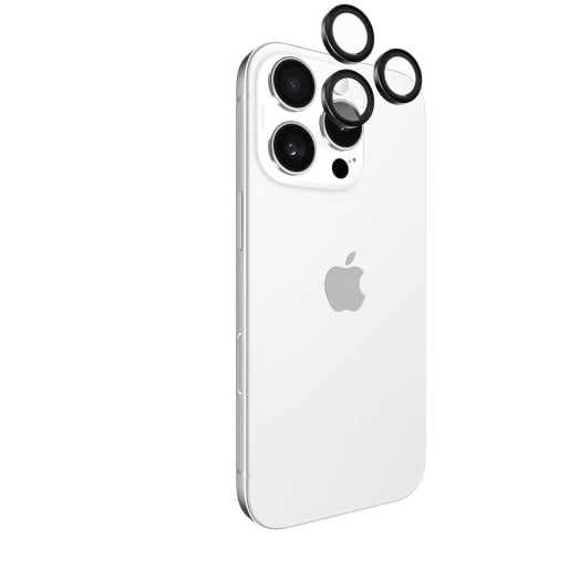 Case-Mate Aluminum Ring Lens Protector - For iPhone 16 Pro / 16 Pro Max - Black