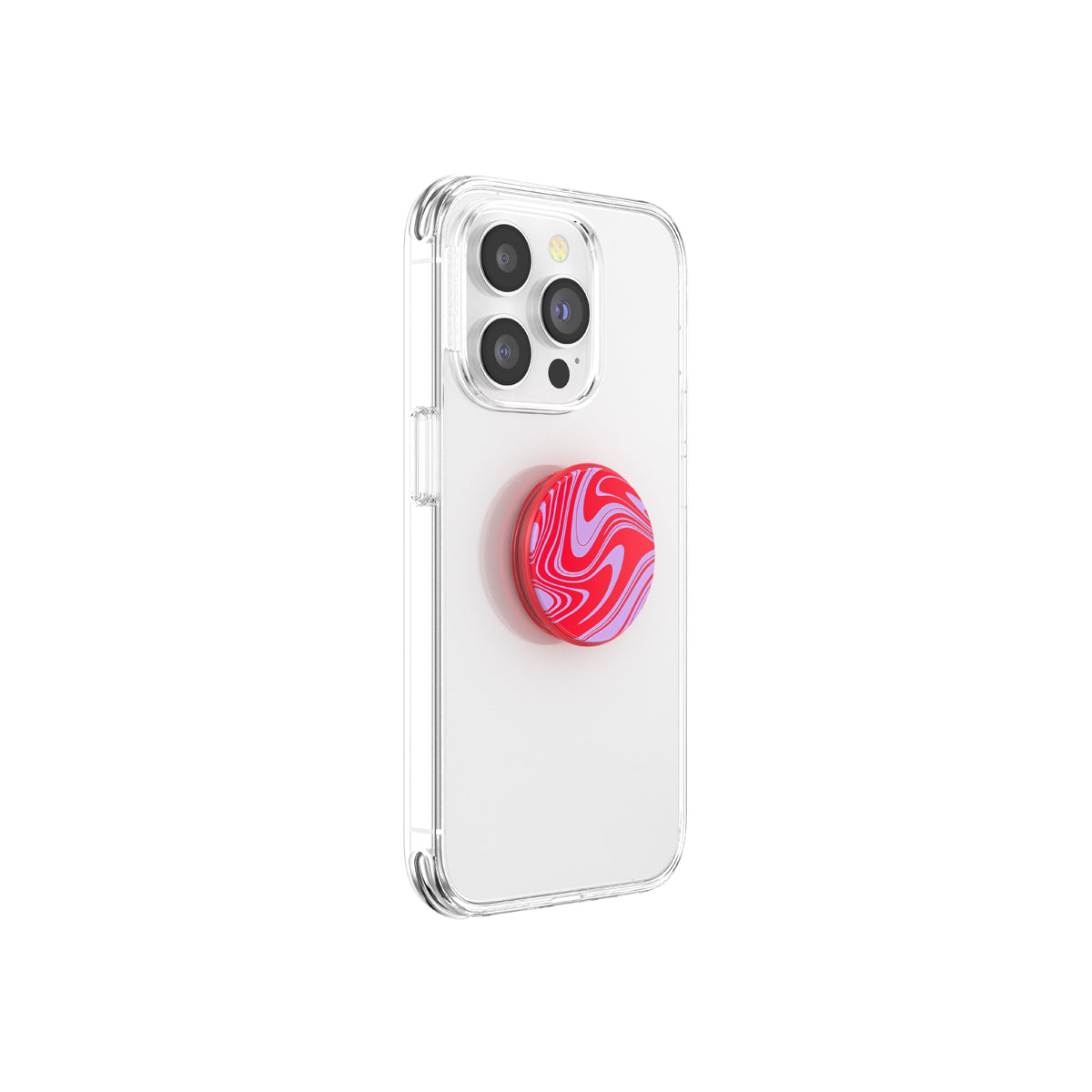 PopSockets Universal PopGrip  - Ink Swirl Kiss Me Pink