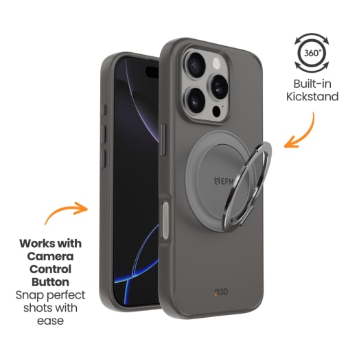 EFM Alta Case with D3O Bio - For iPhone 16 Pro Max - Titanium Grey - Titanium