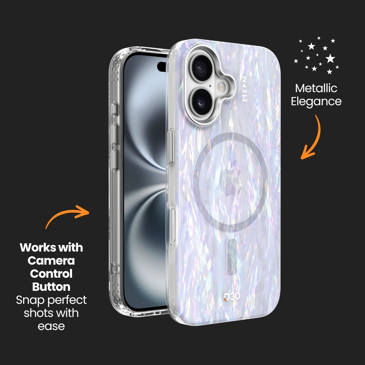 EFM Volta Case with D3O Bio - For iPhone 16 - Pearl