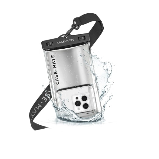 Case-Mate Waterproof Floating Pouch - Universal - Silver Chrome - Silver