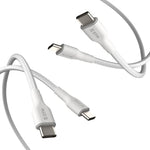 EFM USB-C Braided Cable Twin Pack - 1M