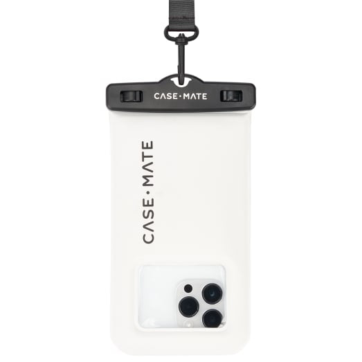 Case-Mate Waterproof Floating Pouch - Universal - Sand Dollar - Black