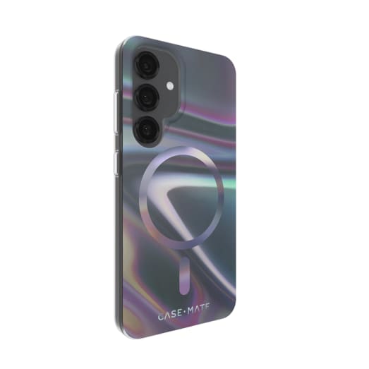 Case-Mate Soap Bubble Case - For Samsung Galaxy S25 - Iridescent w/ Magnet - Iridescent