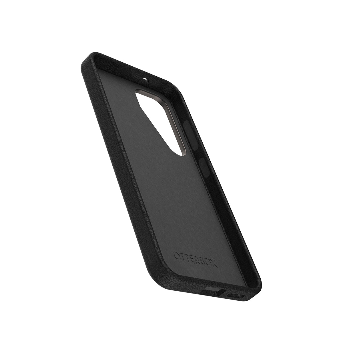 OtterBox Symmetry Cactus Leather Case - For Samsung Galaxy S25 - Noir Ash