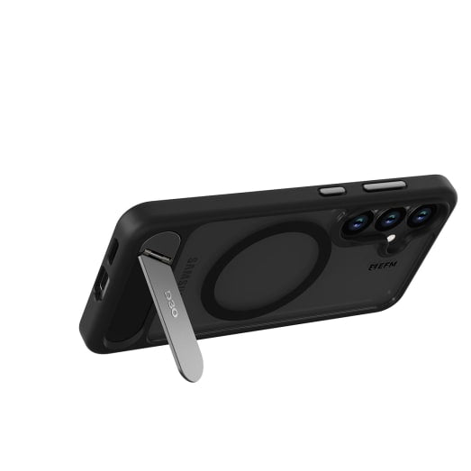 EFM Alta Case with D3O BIO - For Samsung Galaxy S25 - Black/ Clear - Clear / Black
