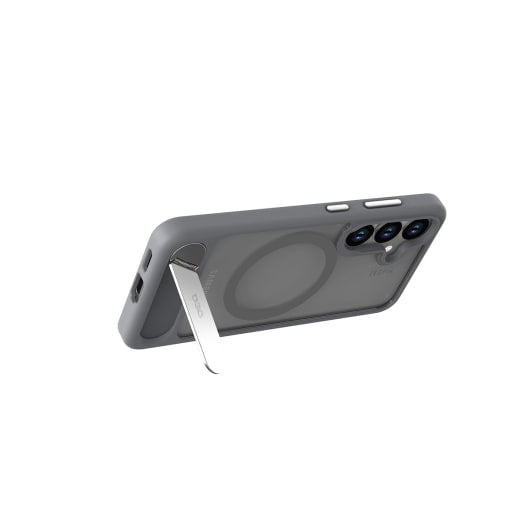 EFM Alta Case with D3O BIO - For Samsung Galaxy S25+ - Grey/ Clear - Grey