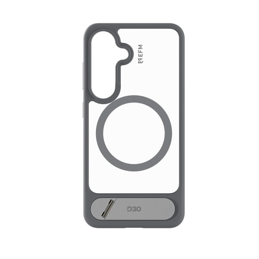EFM Alta Case with D3O BIO - For Samsung Galaxy S25+ - Grey/ Clear - Grey