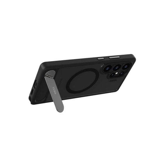 EFM Alta Case with D3O BIO - For Samsung Galaxy S25 Ultra - Black/ Clear - Clear / Black
