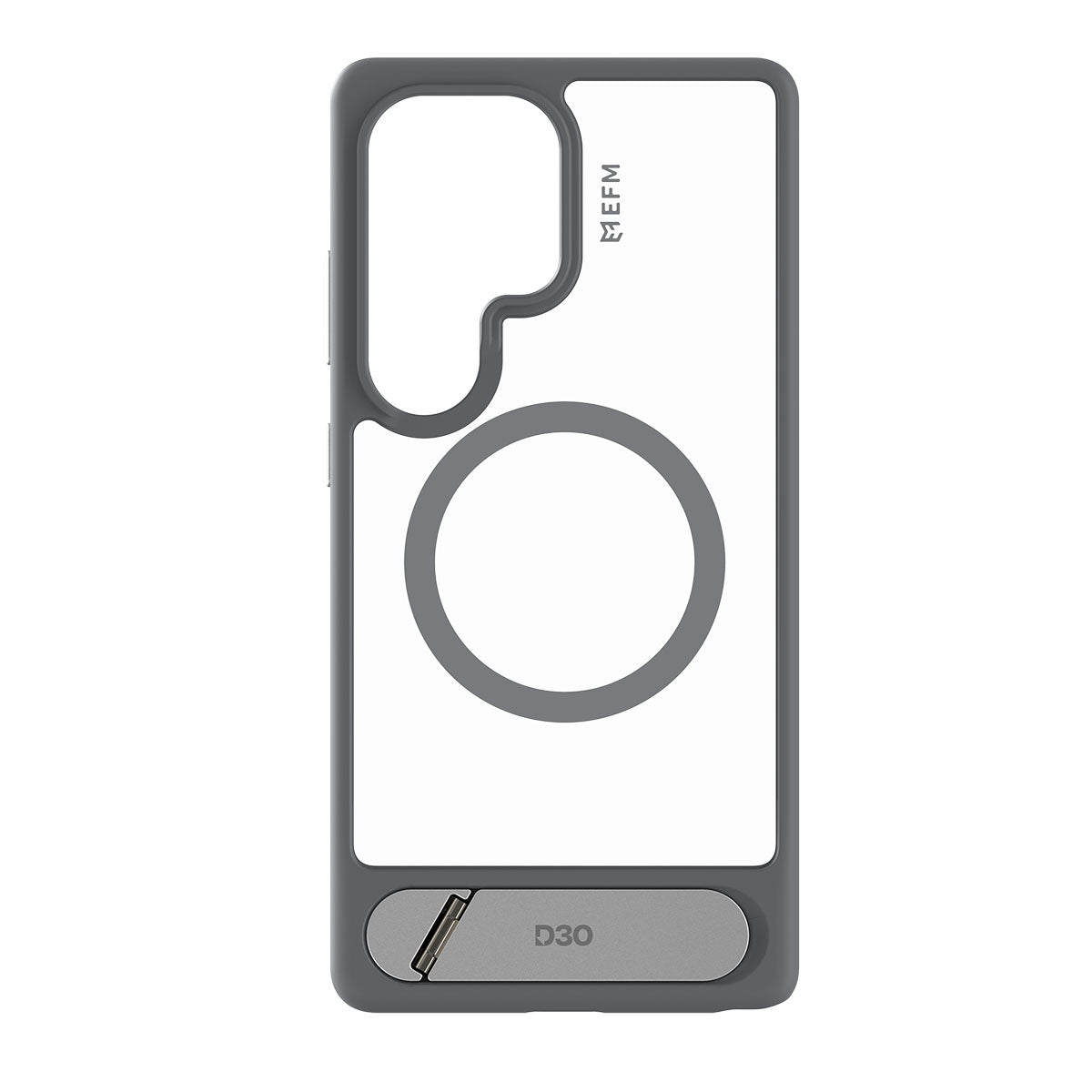 EFM Alta Case with D3O BIO - For Samsung Galaxy S25 Ultra - Grey/ Clear