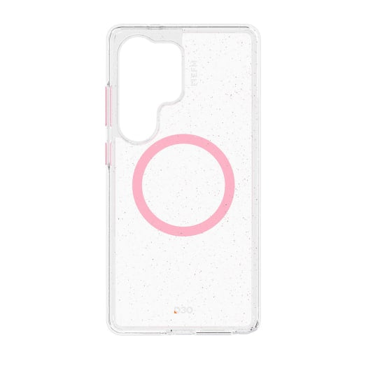 EFM Aspen Case with D3O BIO - For Samsung Galaxy S25 Ultra - Soft Pink - Clear / Pink