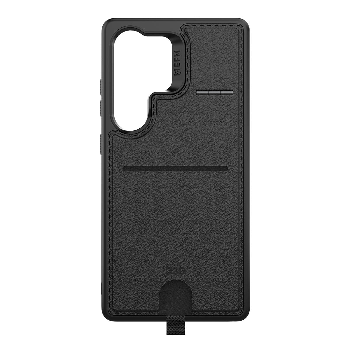 EFM Berlin Wallet Case with D3O BIO - For Samsung Galaxy S25 Ultra - Black