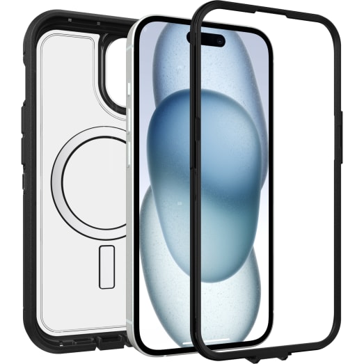 Otterbox Defender XT MagSafe Case - For iPhone 17e/16e/15/14/13 - Dark Side - Black / Clear (Copy)