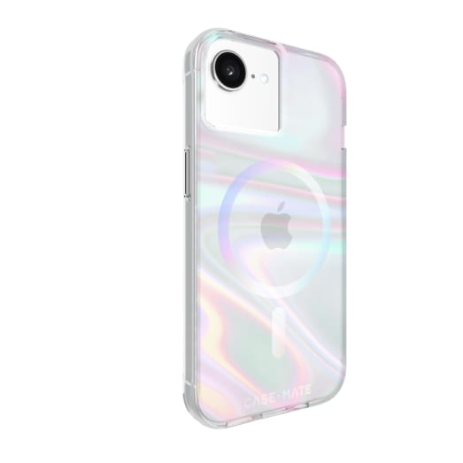 Case-Mate Soap Bubble MagSafe Case - For iPhone 17e/16e/15/14/13 - Iridescent