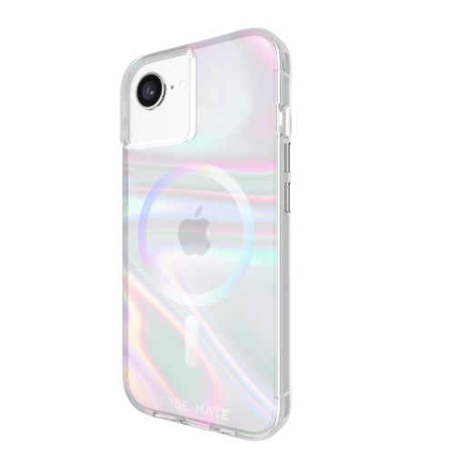 Case-Mate Soap Bubble MagSafe Case - For iPhone 17e/16e/15/14/13 - Iridescent