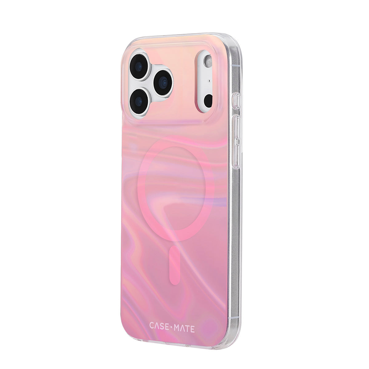Case-Mate Peach Bubble MagSafe Case - For iPhone 17 Pro Max - Iridescent