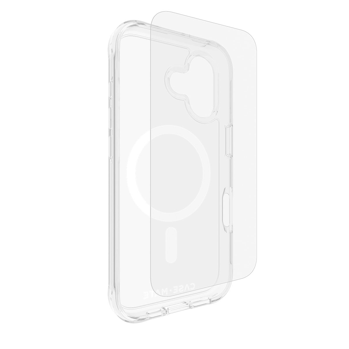 Case-Mate Case & Screen Protection Pack w/MagSafe - For iPhone 17 - Clear Case