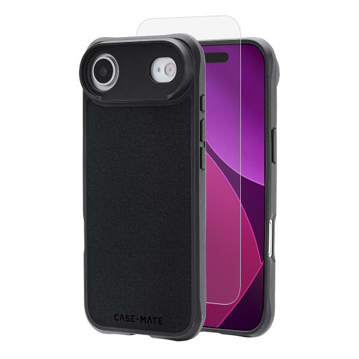 Case-Mate Case & Screen Protection Pack w/MagSafe - For iPhone Air - Black Case - Black