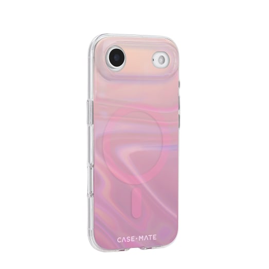 Case-Mate Peach Bubble MagSafe Case - For iPhone Air - Iridescent