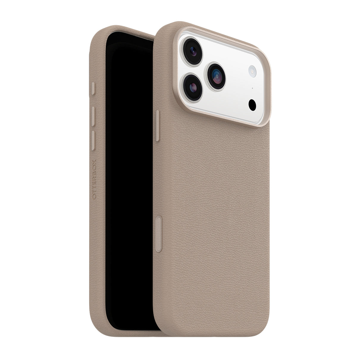 OtterBox Symmetry MagSafe Cactus Leather Case with Camera Control - For iPhone 17 Pro Max - Cottonwood Glen Stone
