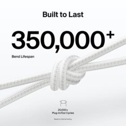 Belkin Boost Charge Pro USB-A to C - Braided Cable - 2m - Universally compatible - White