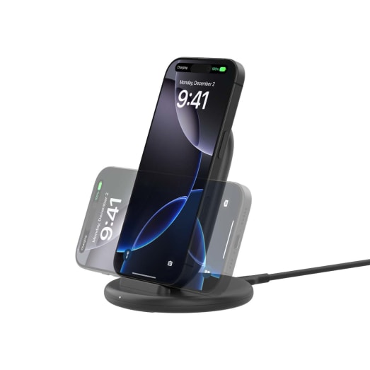 BoostCharge Wireless Charging Stand - 15W with no power supply - Black