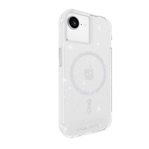 Case-Mate Twinkle MagSafe Case - Suits iPhone 17e/16e/15/14/13 - Twilight Silver - Silver