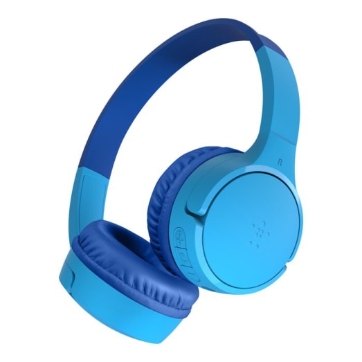 Belkin SoundForm Mini Wireless On-Ear Headphones - For Kids - Blue