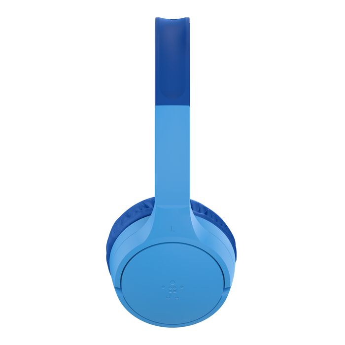 Belkin SoundForm Mini Wireless On-Ear Headphones - For Kids - Blue