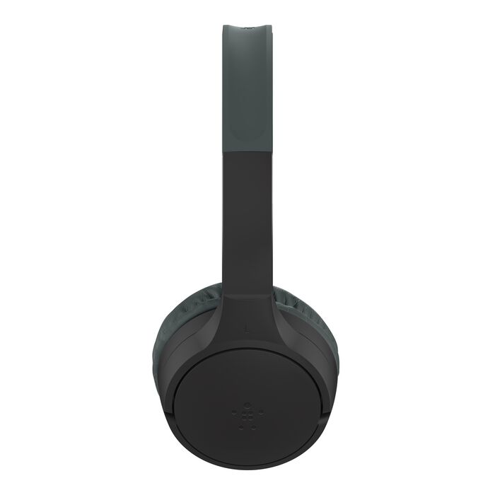 Belkin SoundForm Mini Wireless On-Ear Headphones - For Kids - Black