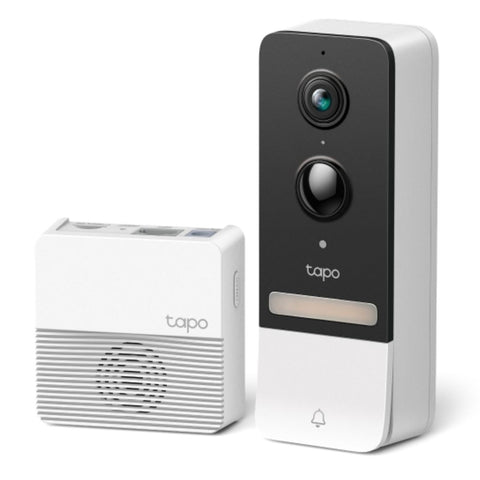 TP-Link Tapo D230S1 Smart Battery Video Doorbell 2K 5MP Live View Colour Night Vision Water & Dust Resistant IP64