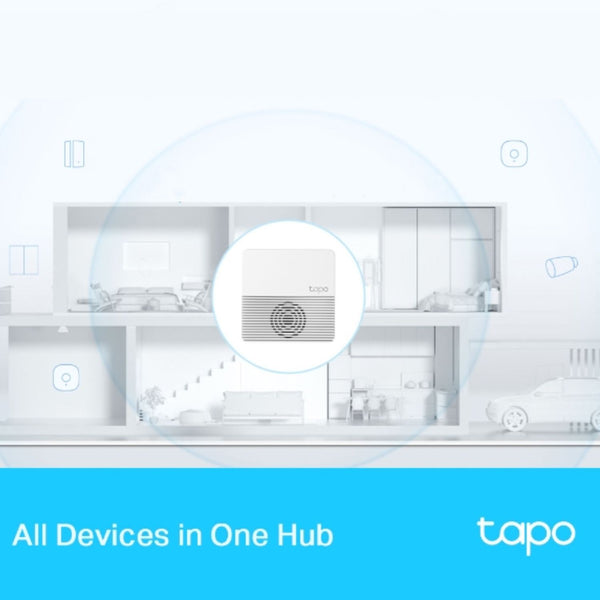 TP-Link Tapo Smart Hub Tapo H200 Works with Tapo C420 Tapo C400 Tapo D230 and more. Up to 64+4 Devices