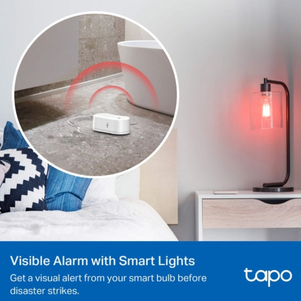 TP-Link Tapo T300 Smart Water Leak Sensor 90 dB Dripping & Leaking Alarm IP66 Waterproof Hub Supported