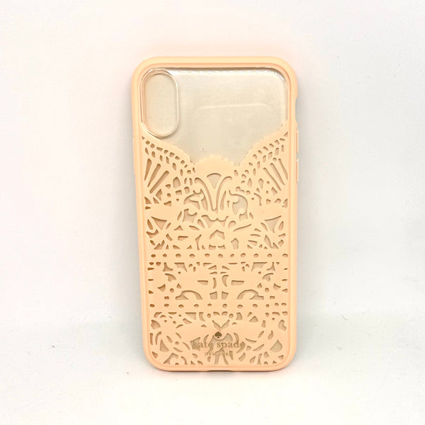 Kate Spade Blush Lace Cage iPhone X/ Xs (5.8")  phone case