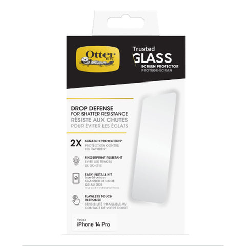 Otterbox Trusted Glass Screen Protector For iPhone 14 Pro Max (6.7")-Clear