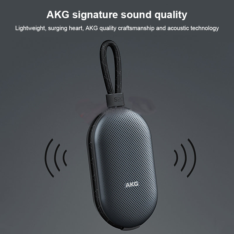 SAMSUNG Harman AKG S20 Wireless Waterproof Portable Bluetooth Speaker (Midnight-Black) Designed for Samsung