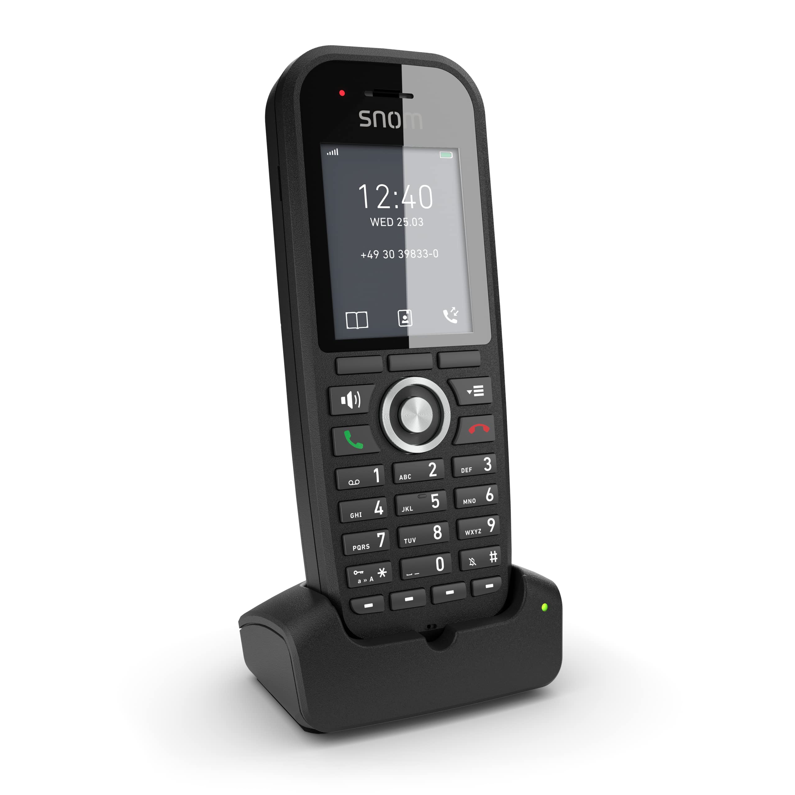 SNOM M30 IP DECT Handset/Multicell Compadible/Backlit Keyboard/Long St ...