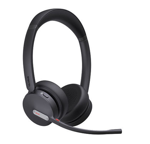 Yealink BH70 Bluetooth Wireless Stereo Headset Teams USB-A Microsoft Teams & UC Certified 3-Mic Noise Cancellation 35 Hours Talk Time