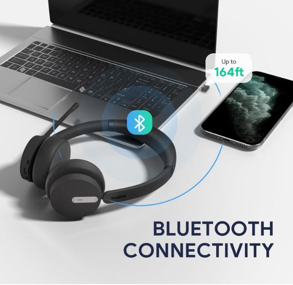 Yealink BH70 Bluetooth Wireless Stereo Headset UC USB-C / Microsoft Teams & UC Certified / 3-Mic Noise Cancellation / 35 Hours Talk Time /Wearing Comfort