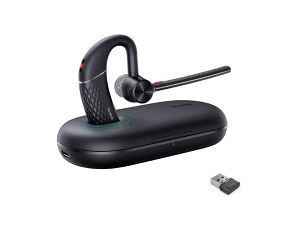 Yealink BH71 Pro Bluetooth Wireless Mono Headset /USB-C-A /Mobile/PC /4-Mic Noise Cancellation /Hybrid Worker /130FT Range / 10H Talk Time