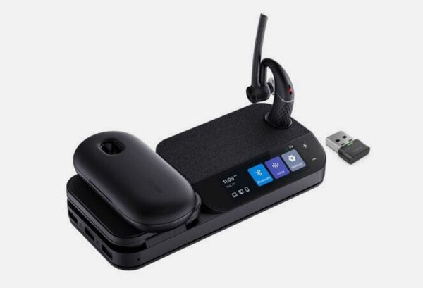 Yealink BH71 Workstation Bluetooth Wireless Mono Headset / Mobile/PC/Deskphone /Office Worker /4-Mic Noise Cancellation 10H Talk Time