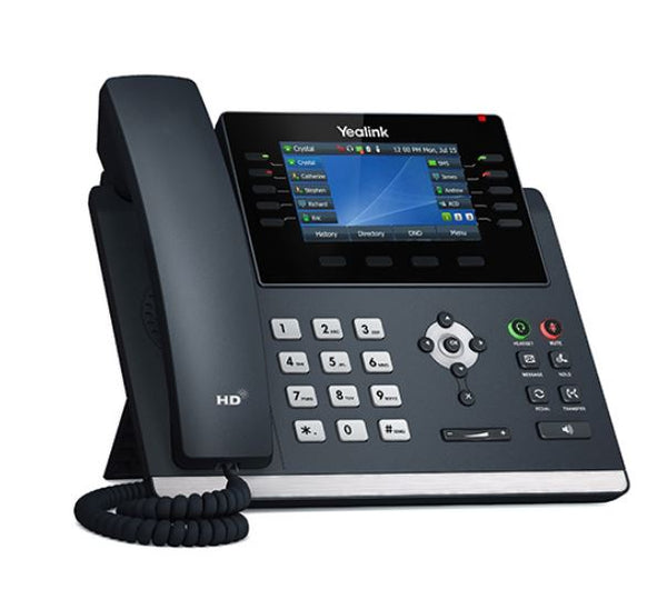 Yealink T46U 16 Line IP phone 4.3" 480x272 pixel Colour LCD with backlight Dual USB Ports POE Support Wall Mountable Dual Gigabit(T46S)