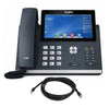 Yealink T48U 16 Line IP phone 7" 800x480 pixel colour touch screen Optima HD voice Dual Gigabit Ports 1 USB port for BT40/WF40/Recording (T48S)