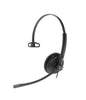 Yealink UH34 Mono Teams USB Headset Lightweight All Day Wearing Comfort Ear Wideband Noise Cancelling Microphone Leather Ear Cushions USB-A