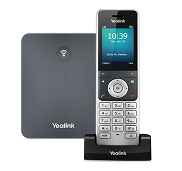 Yealink W76P High-Performance IP DECT Solution including W56H Handset and W70B Base Station / Up to 20 simultaneous calls / Flexible Noise Reduction