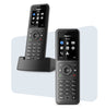 Yealink W77P High-Performance IP DECT Solution including W57R Rugged Handset And W70B Base Station / Up To 20 Simultaneous Calls / Noise Cancellation